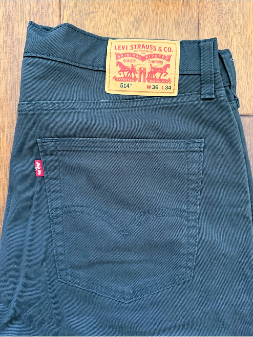 Levi's Men's Slim Straight Jeans - Dark Green
